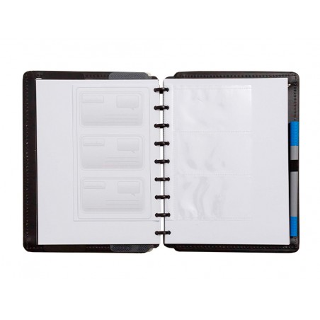 Organizador de tarjetas cuaderno inteligente
