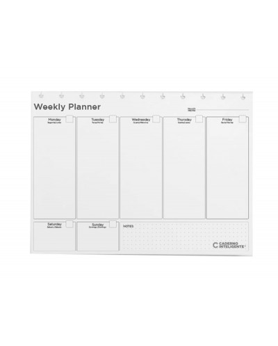 Recambio cuaderno inteligente weekly planner my frame grande 120 gr