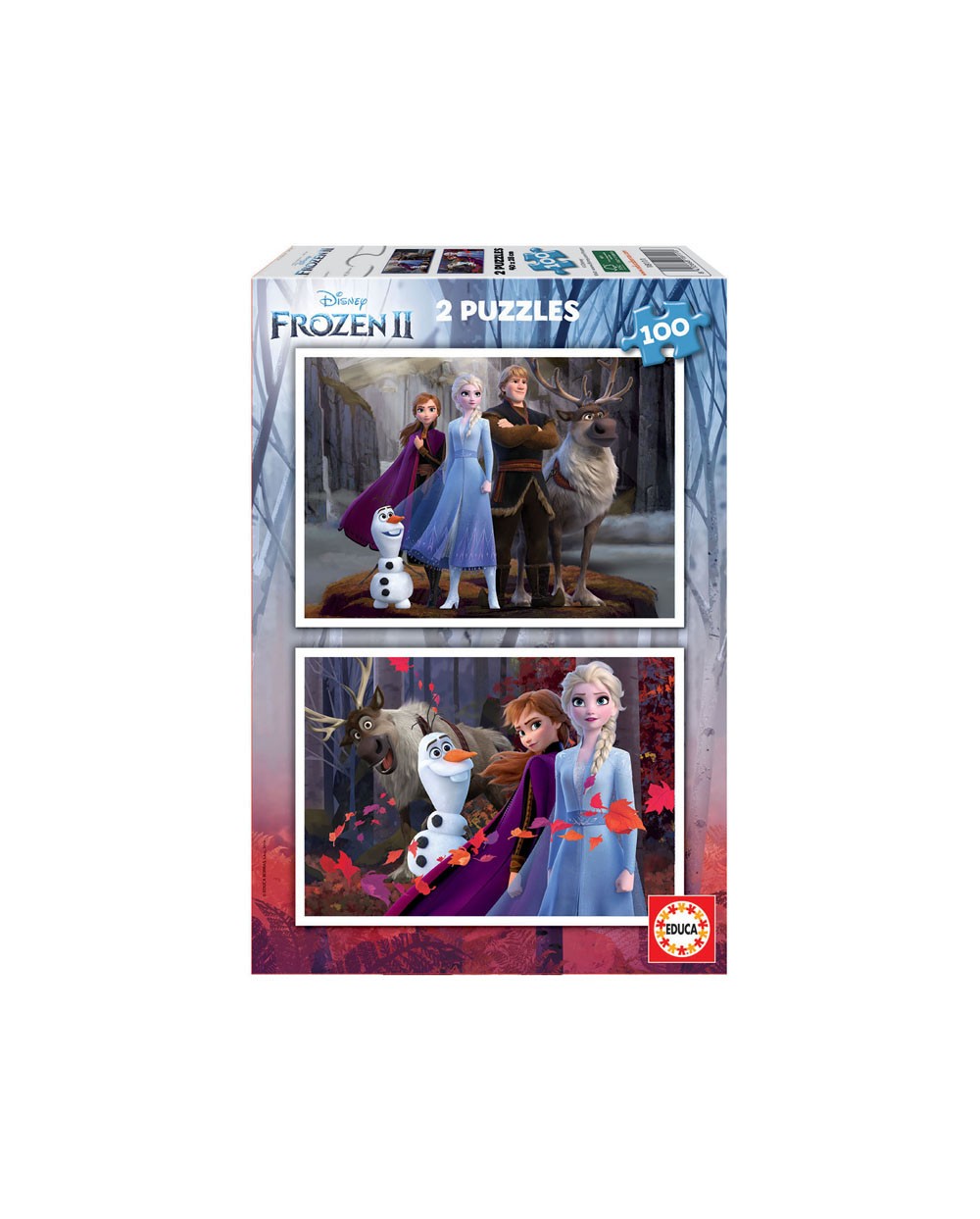 Puzle safta frozen ii memories 100 piezas 2 unidades