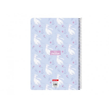 Cuaderno espiral safta folio 80 h 60 gr cuadro 4 mm tapa extradura frozen ii memories