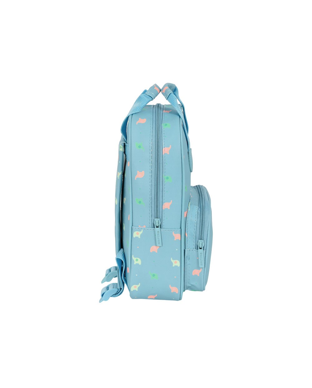 Mochila safta infantil con asas facil limpieza preescolar 280x200x80 mm