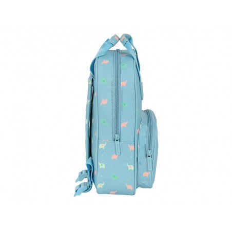 Mochila safta infantil con asas facil limpieza preescolar 280x200x80 mm