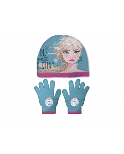 Set gorro y guantes safta navidad frozen