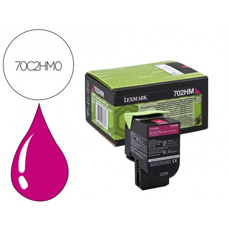 Toner lexmark laser 70c2hm0 cs310 410 magenta 3000 paginas