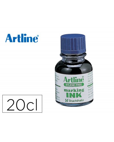 Tinta rotulador artline esk 20 azul frasco de 20 cc sin xileno