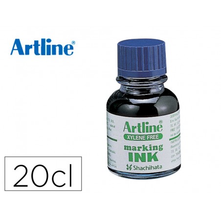 Tinta rotulador artline esk 20 azul frasco de 20 cc sin xileno