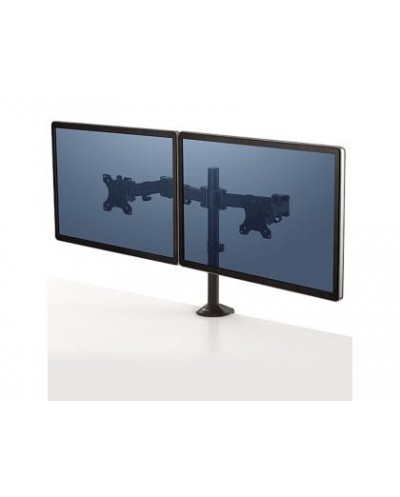Brazo para monitor fellowes serie reflex ajustable altura 2 pantallas normativa vesa