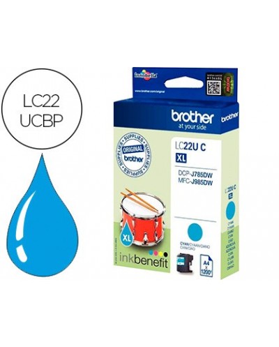 Ink jet brother lc22ucbp xl dcp j785dw dcp j785dwxl mfc j985dw mfc j985dw cian 1200 pag