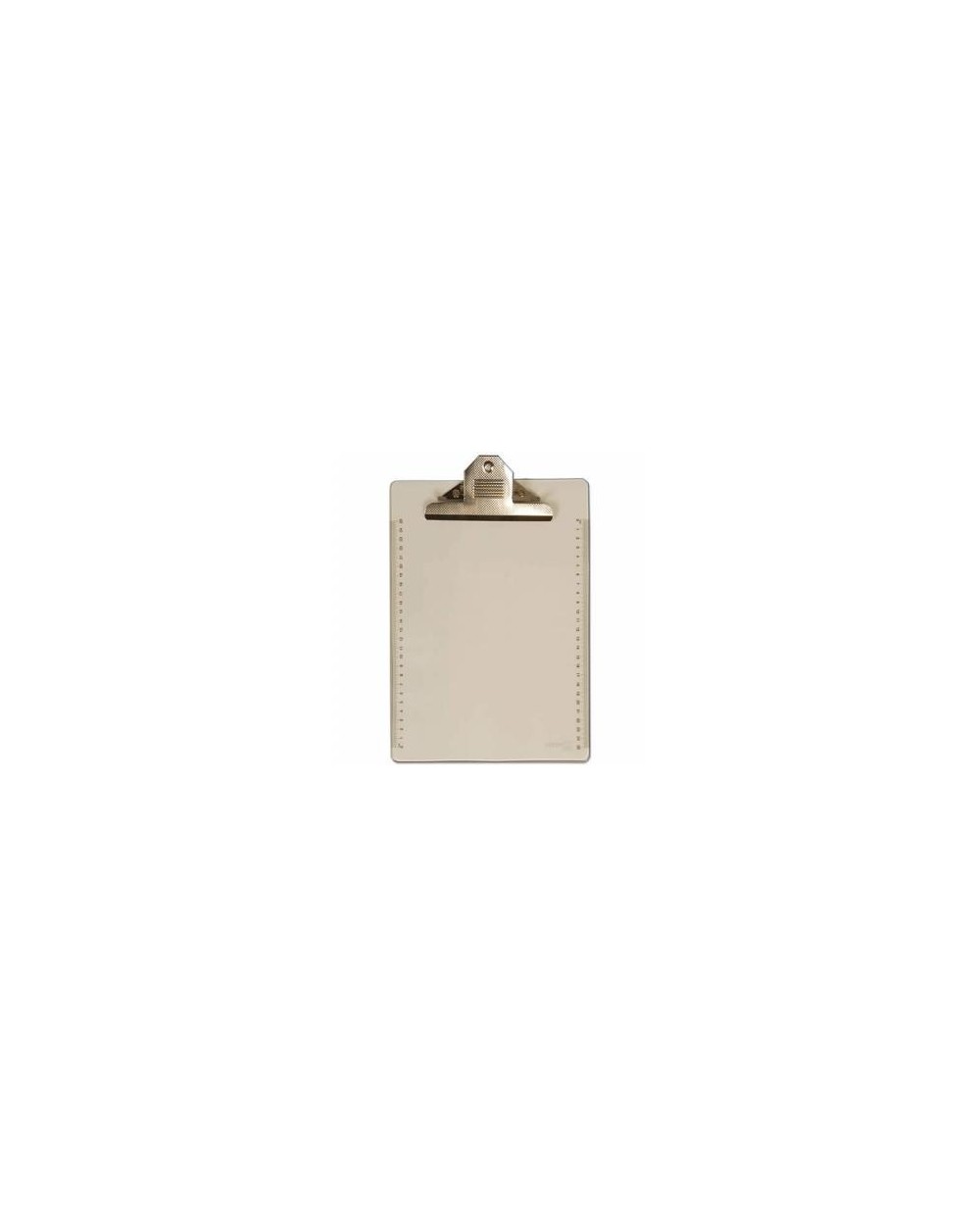 Portanotas office box din a4 con pinza jumbo y cuadricula cristal transparente