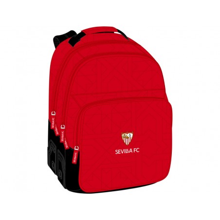 Mochila safta doble con cantoneras adaptable a carro sevilla fc corporativa 420x320x150 mm