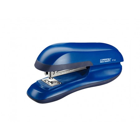 Grapadora rapid f30 plastico abs color azul capacidad 30 hojas usa grapas 24 6 y 26 6