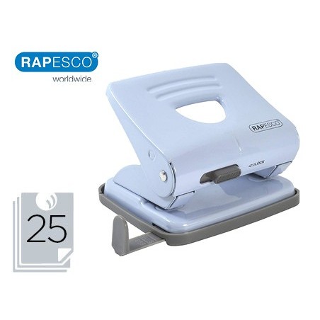 Taladrador rapesco 825 metal azul 2 taladros capacidad 25 hojas