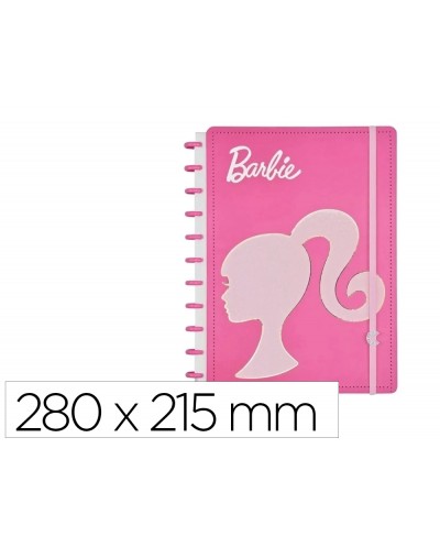 Cuaderno inteligente grande barbie pink by barbie 280x215 mm
