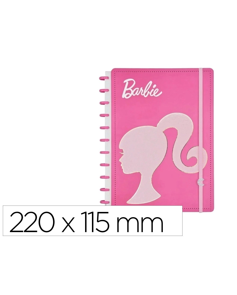 Cuaderno inteligente din a5 barbie pink barbie 220x115 mm