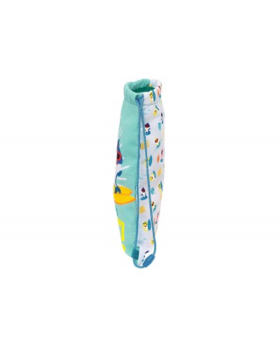 Saco plano safta junior baby shark surfing 10x260x340 mm