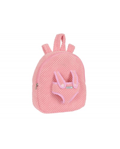 Mochila safta preescolar osito extraible rosa 75x230x270 mm