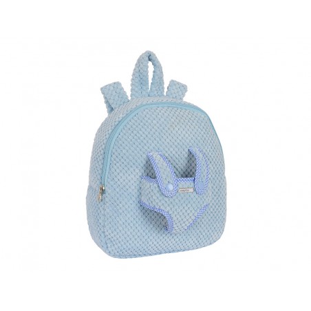 Mochila safta preescolar osito extraible azul 75x230x270 mm