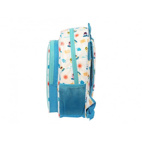 Mochila safta infantil con musica adaptable a carro baby shark surfing 100x270x330 mm