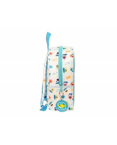 Mochila safta guarderia adaptable a carro con bolsillo frontal baby shark surfing 100x220x270 mm