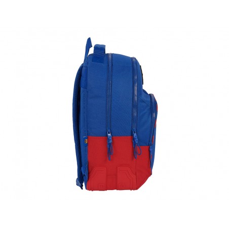 Mochila safta doble con cantoneras adaptable carro fc barcelona 2 equipacion 23 24 150x320x420 mm