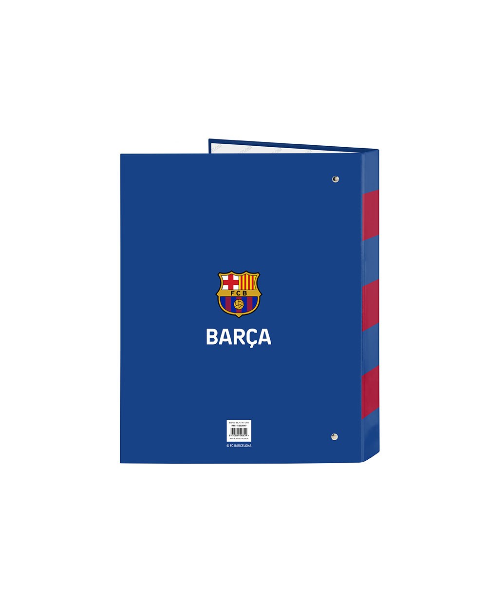 Carpeta 4 anillas mixtas safta folio fc barcelona 2 equipacion 23 24