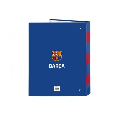 Carpeta 4 anillas mixtas safta folio fc barcelona 2 equipacion 23 24