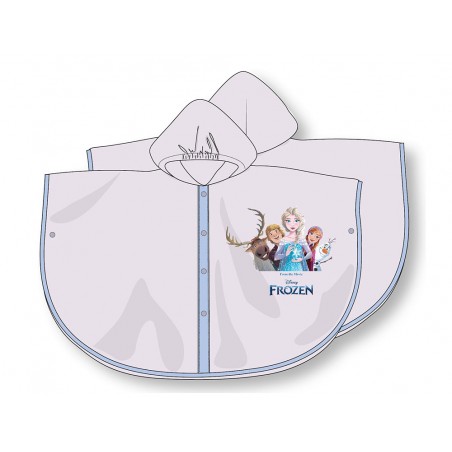 Poncho safta impermeable frozen pack de 8 unidades tallas surtidas