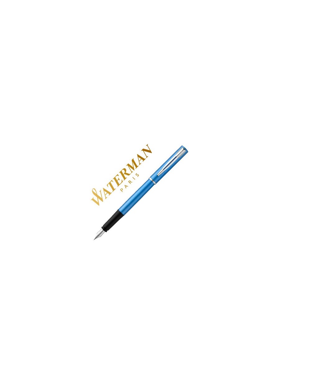 Pluma waterman allure laca azul en estuche de regalo