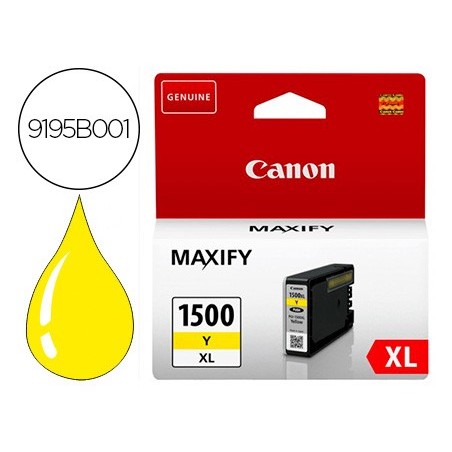 Ink jet canon pgi 1500xl mb2050 mb2150 mb2155 mb2350 mb2750 mb2755 amarillo