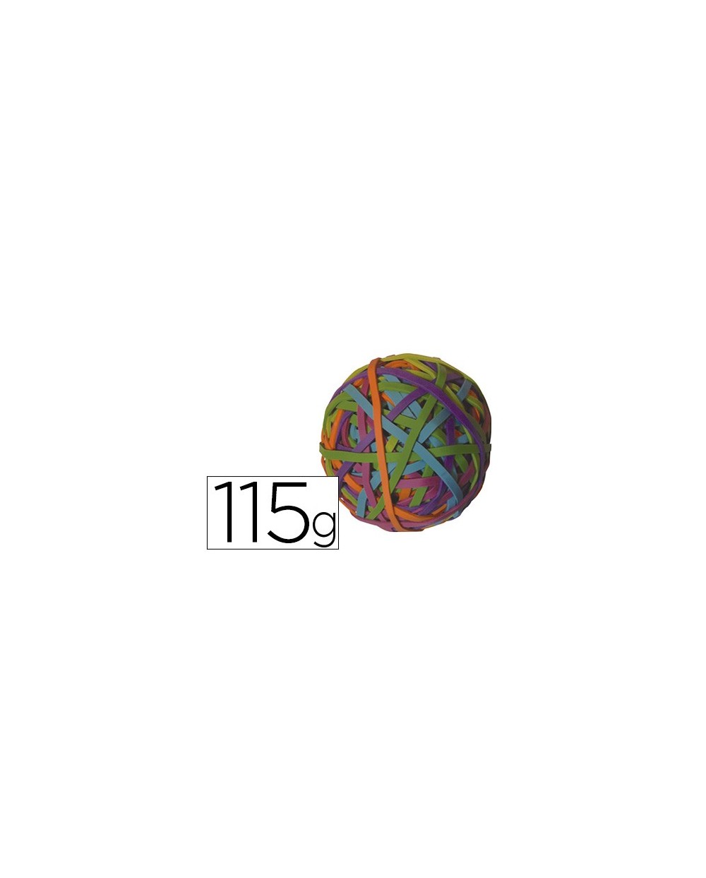 Gomillas elasticas colores q connect bola de 115 gr