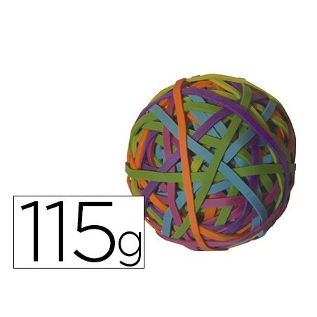 Gomillas elasticas colores q connect bola de 115 gr