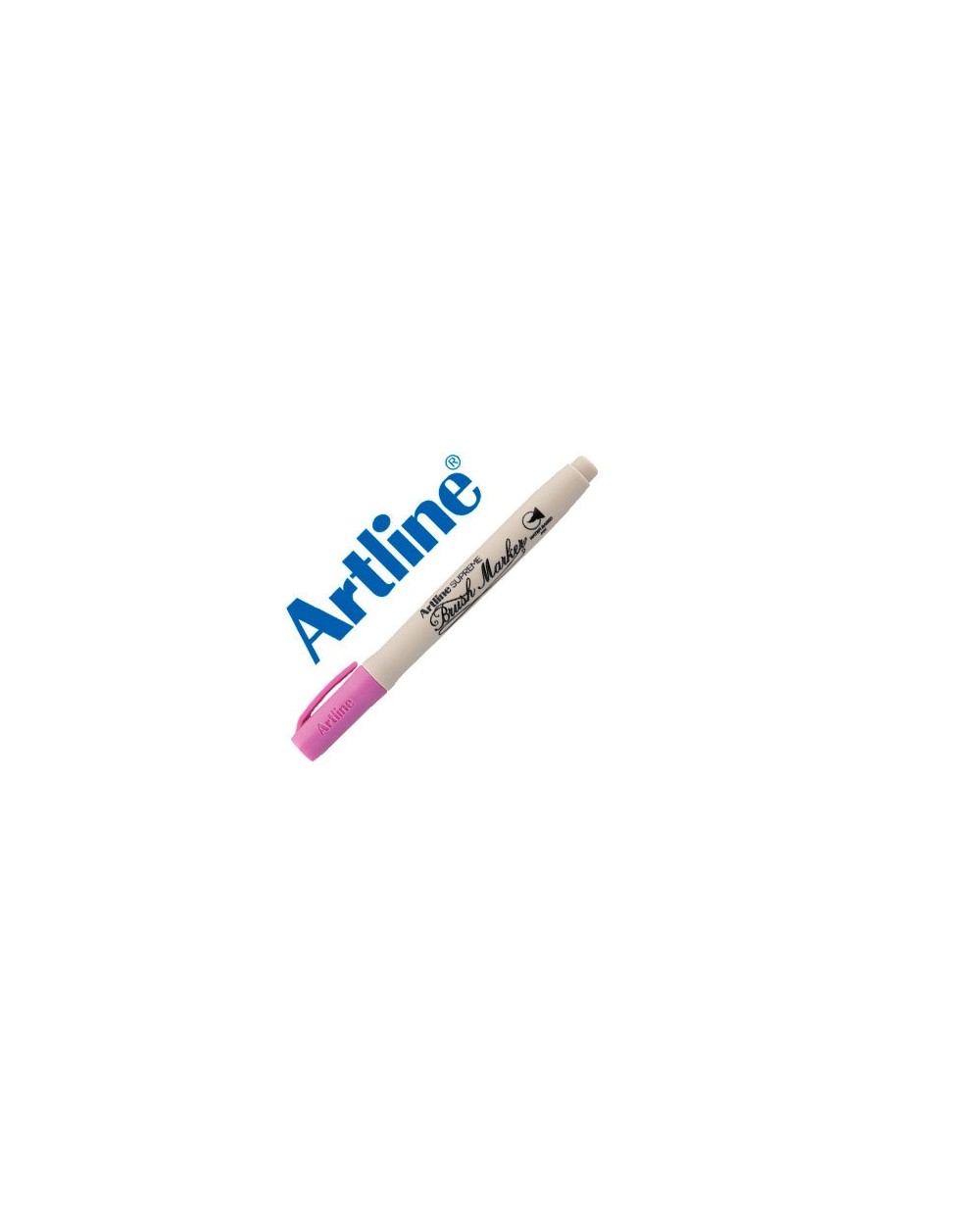 Rotulador artline supreme brush pintura base de agua punta tipo pincel trazo variable rosa
