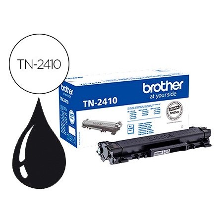 Toner brother tn 2410 para dcp l2510 2530 2550 hl l2375 negro 1200 pag