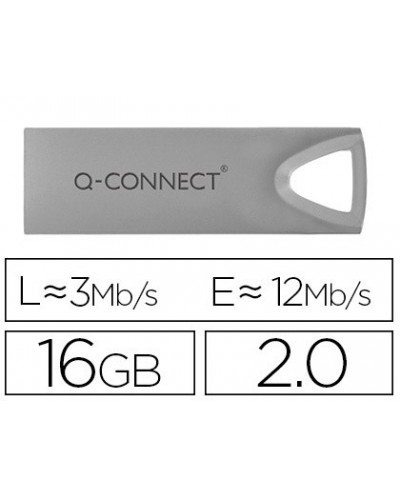 Memoria usb q connect flash premium 16 gb 20
