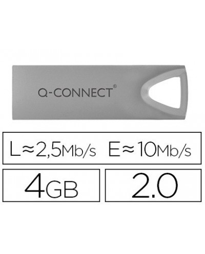 Memoria usb q connect flash premium 4 gb 20