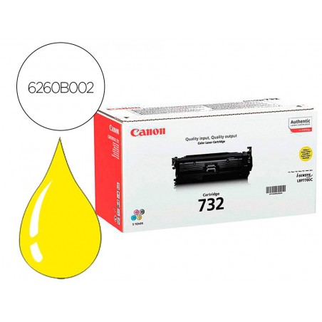 Toner canon 732y lbp7780 amarillo