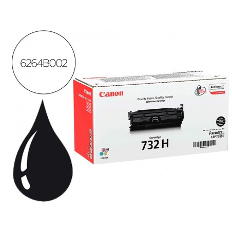 Toner canon 732b hc lbp7780 negro