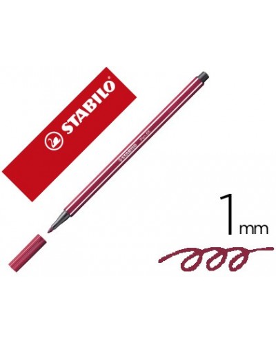 Rotulador stabilo acuarelable pen 68 purpura 1 mm