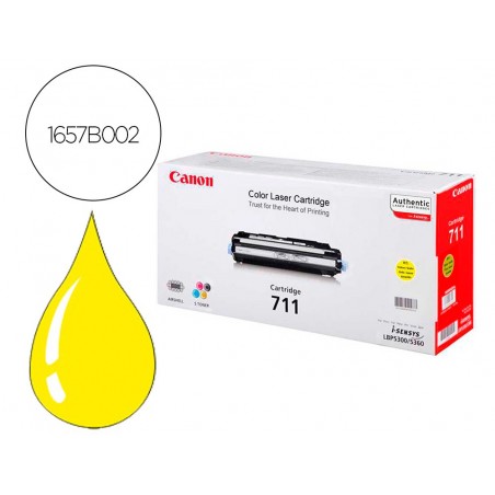 Toner canon 711y lbp5300 lbp5360 amarillo