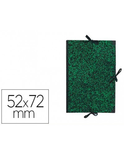 Carpeta dibujo canson classic 52x72 cm con lazos marmol verde