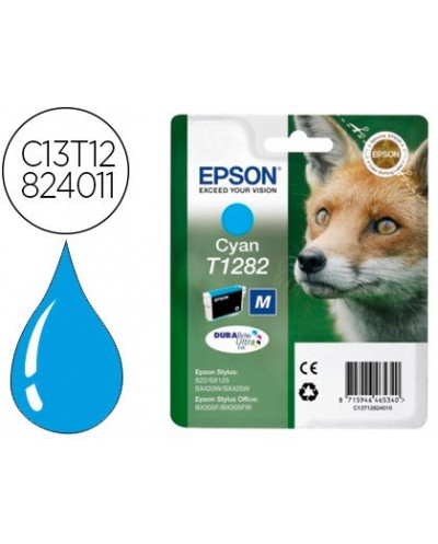 Ink jet epson t1282 stylus s22 sx125 cyan 170 pag 