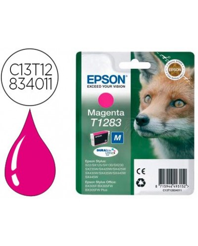 Ink jet epson t1283 stylus s22 sx125 magenta 170 pag 