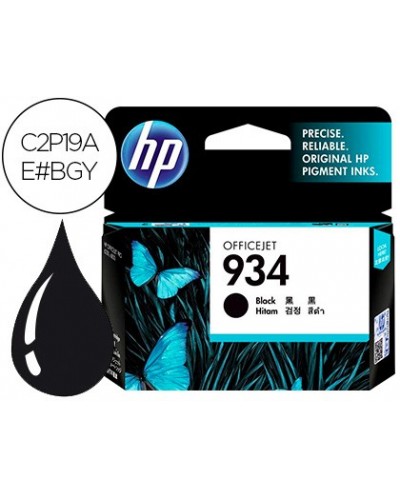 Ink jet hp 934 officejet 6815 6230 6830 negro 400 pag