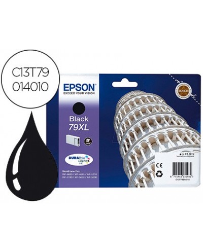 Ink jet epson 79xl 900p wf 4630 4640 5110 5620 5690 5690 negro 2600 pag