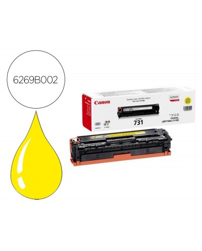 Toner canon 731 lbp7100cn lbp7100cw amarillo 1500 pag