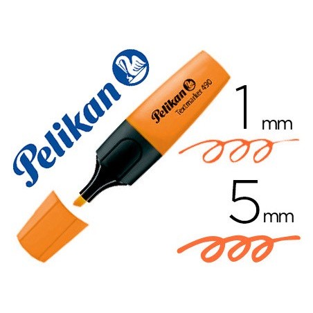 Rotulador pelikan fluorescente textmarker 490 naranja