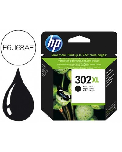 Ink jet hp 302xl deskjet 1110 2130 3630 officejet 3830 4650 envy 4520 color negro 480 pag