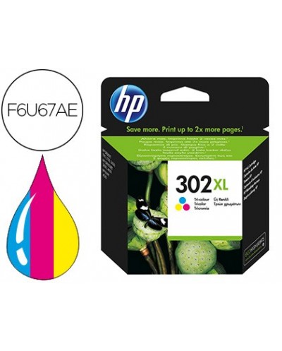 Ink jet hp 302xl envy 4524 4527 4528 4521 tricolor 330 pag