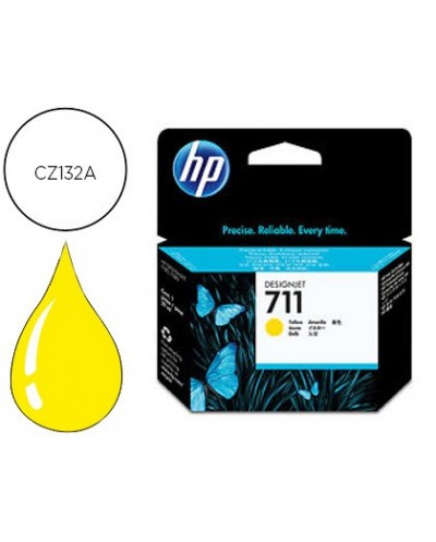 Ink jet hp n711 amarillo 29 ml designjet t120 t520