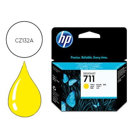 Ink jet hp n711 amarillo 29 ml designjet t120 t520